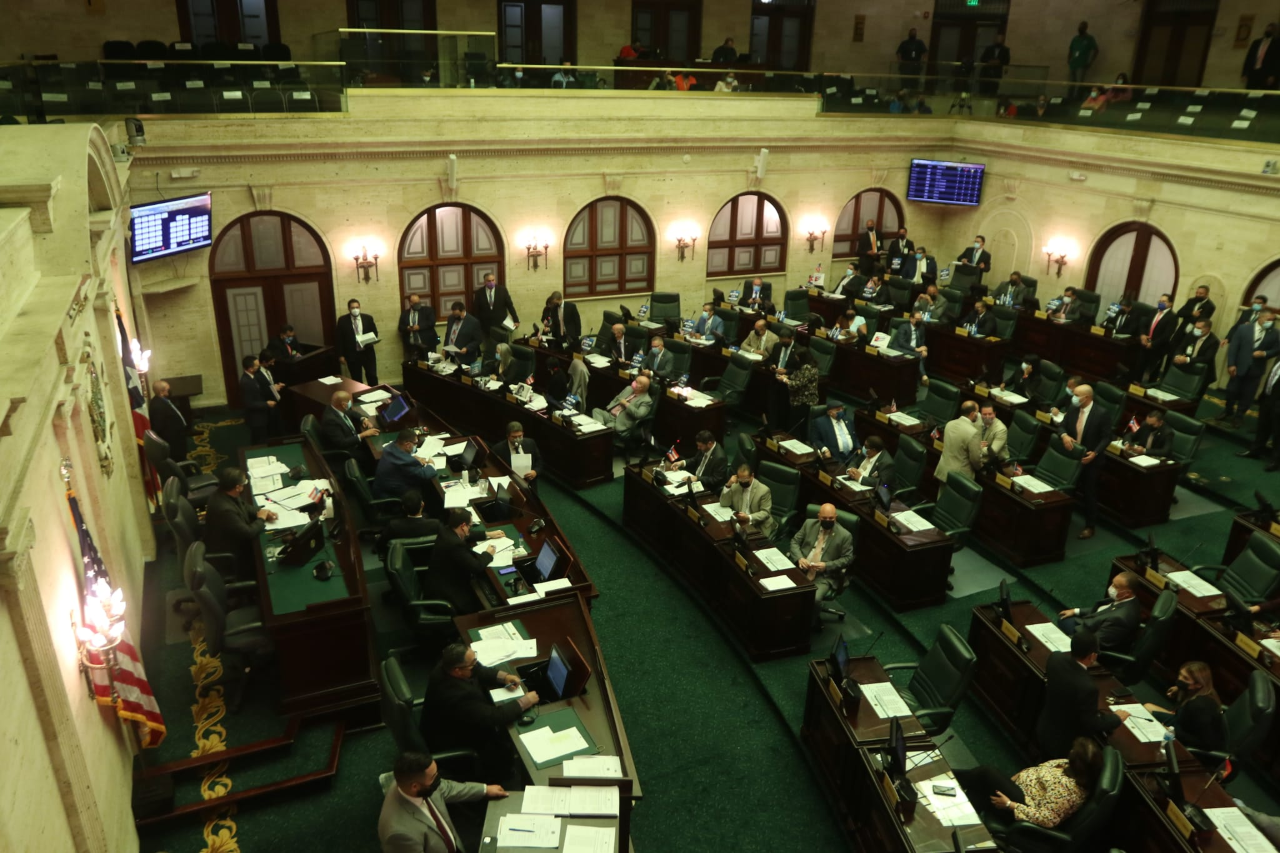 Vista de la sesión en la Cámara de Representantes de Puerto Rico.