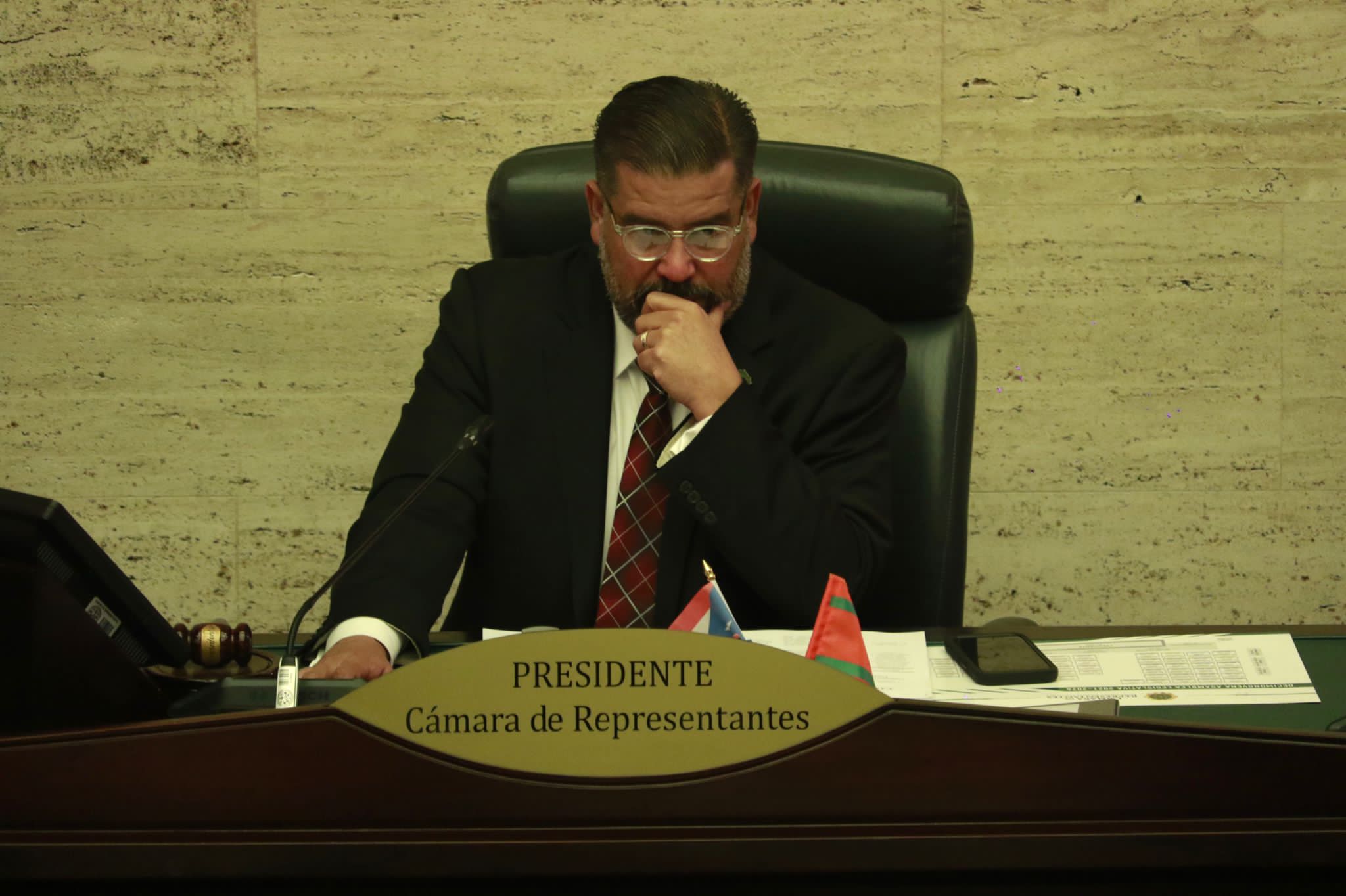 Presidente de la Cámara Rafael "Tatito" Hernández.
