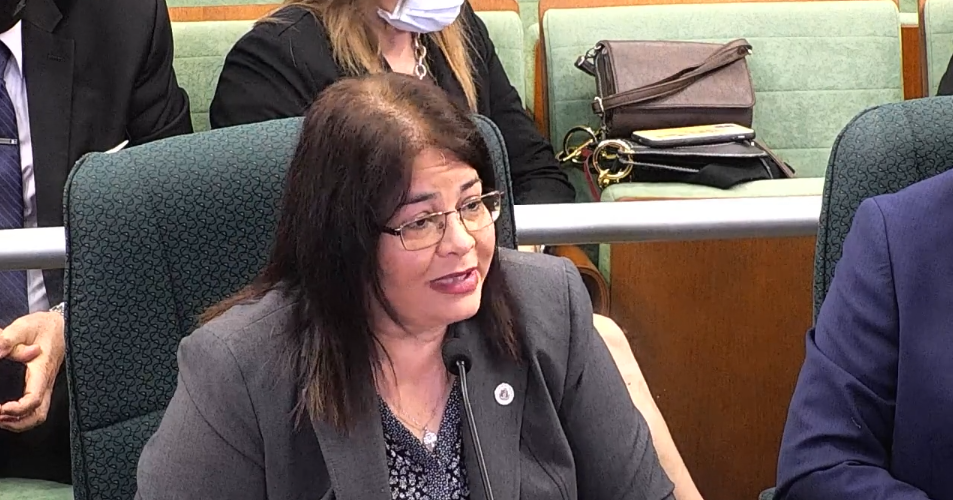  La presidenta interina de la UPR, doctora Mayra Olavarría Cruz.